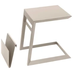 TABLE APPOINT ALLURE ARGILE