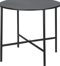 TABLE APPOINT ESSENTIEL OUTDOOR GRAPHITE MEDIUM 50XH45CM
