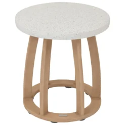 TABLE APPOINT LEMINDO D.50CM EUCALYPTUS