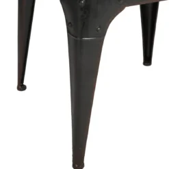 TABLE APPOINT TOROF NOIR D.40X40X41.5CM