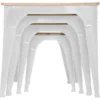TABLE APPOINT TOROF NOIR D.48X48X46.5CM