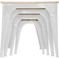 TABLE APPOINT TOROF NOIR D.48X48X46.5CM