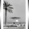 TABLEAU BAGUETTE NOIRE MALIBU 20X25CM