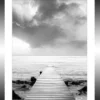 TABLEAU 20X25CM BAGUETTE NOIRE