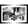 TABLEAU 30X20CM BAGUETTE NOIRE 5EME AVENUE