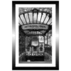 TABLEAU 20X30CM BAGUETTE NOIRE PARIS METRO