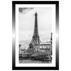 TABLEAU 20X30CM BAGUETTE NOIRE TOUR EIFFEL