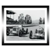 TABLEAU 30X25CM BAGUETTE NOIRE VINTAGE CARS