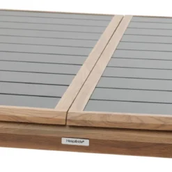 TABLE AXIOME EXTENSIBLE ALUMINIUM GRAPHITE HONEY 10 PLACES