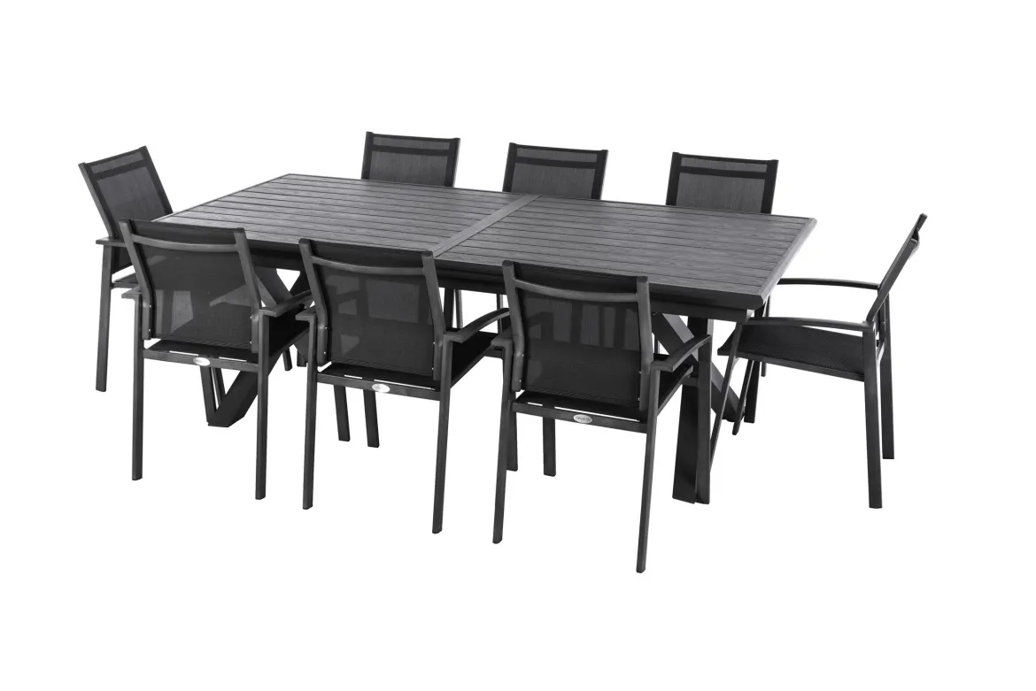 TABLE AXIOME EXTENSIBLE ALUMINIUM MARTELE 10 PLACES