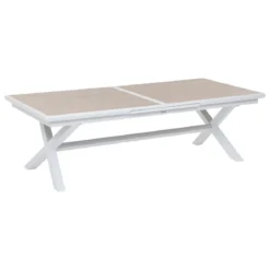 TABLE AXIOME EXTENSIBLE ALUMINIUM LIN 12 PLACES
