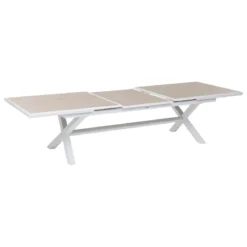 TABLE AXIOME EXTENSIBLE ALUMINIUM LIN 12 PLACES