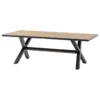 TABLE AXIOME FIXE EUCALYPTUS GRAPHITE 8 PLACES