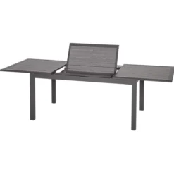 TABLE AZUA EXTENSIBLE ALUMINIUM EXPRESSO TONKA 10 PLACES