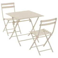 TABLE AZUA PLIANTE ALUMINIUM ARGILE 2 PLACES