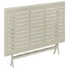 TABLE AZUA PLIANTE ALUMINIUM ARGILE 6 PLACES