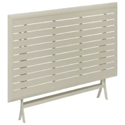 TABLE AZUA PLIANTE ALUMINIUM ARGILE 6 PLACES