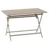 TABLE AZUA PLIANTE VERRE IMPRIME 4 PLACES TRUFFE CAFE