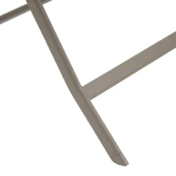 TABLE AZUA PLIANTE VERRE IMPRIME 4 PLACES TRUFFE CAFE