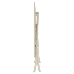 TABLE AZUA PLIANTE VERRE IMPRIME 6 PLACES EPEAUTRE ARGILE