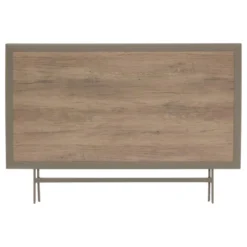 TABLE AZUA PLIANTE VERRE IMPRIME 6 PLACES TRUFFE CAFE