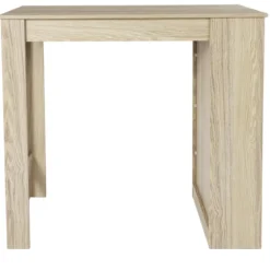 TABLE BAR MANGE DEBOUT ETAGERES BOIS