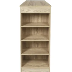 TABLE BAR MANGE DEBOUT ETAGERES BOIS