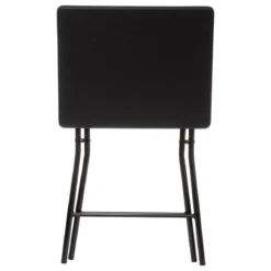 TABLE BAR PLIANTE 60X60CM NOIR