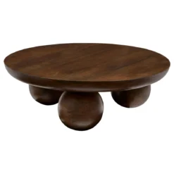 TABLE BASSE ABEKAS MARRON