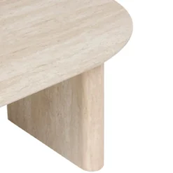 TABLE BASSE ANAYA EFFET TRAVERTIN BEIGE 120X60X40CM