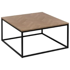 TABLE BASSE CHEVRONS D.80X80X40.5CM