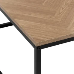TABLE BASSE CHEVRONS D.80X80X40.5CM