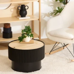 TABLE BASSE COFFRE ENOLA NOIR