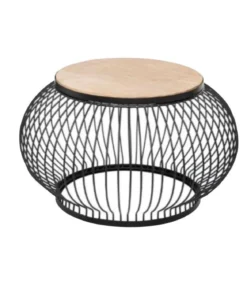 TABLE BASSE ESTHER D.57.5X33.5CM