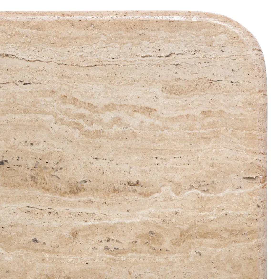 TABLE BASSE JIVAN TRAVERTIN BOIS D.120X70CM