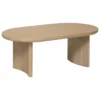 TABLE BASSE LOUSADA BOIS NATUREL D.110X60CM