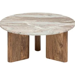 TABLE BASSE MARBRE COPPA BEIGE