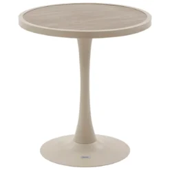 TABLE BISTRO TUL OVIALON LIN 2 PLACES