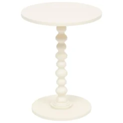 TABLE CAFE ALIX IVOIRE D.38CM