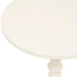 TABLE CAFE ALIX IVOIRE D.38CM