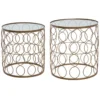 TABLE CAFE ARCHI DORE D.35X35X38CM