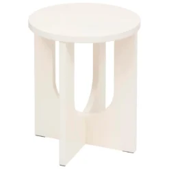 TABLE CAFE BLOOM IVOIRE D.40CM