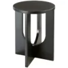 TABLE CAFE BLOOM NOIR D.40CM