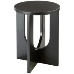 TABLE CAFE BLOOM NOIR D.40CM