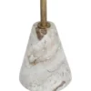 TABLE CAFE BOIS MARBRE NEITH BEIGE
