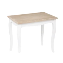 TABLE CAFE CHRYSA BLANC D.48X34X46.3CM