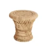 TABLE CAFE CORDE NATUREL D.30X28CM