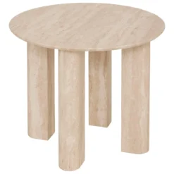 TABLE CAFE EFFET TRAVERTIN ANAYA