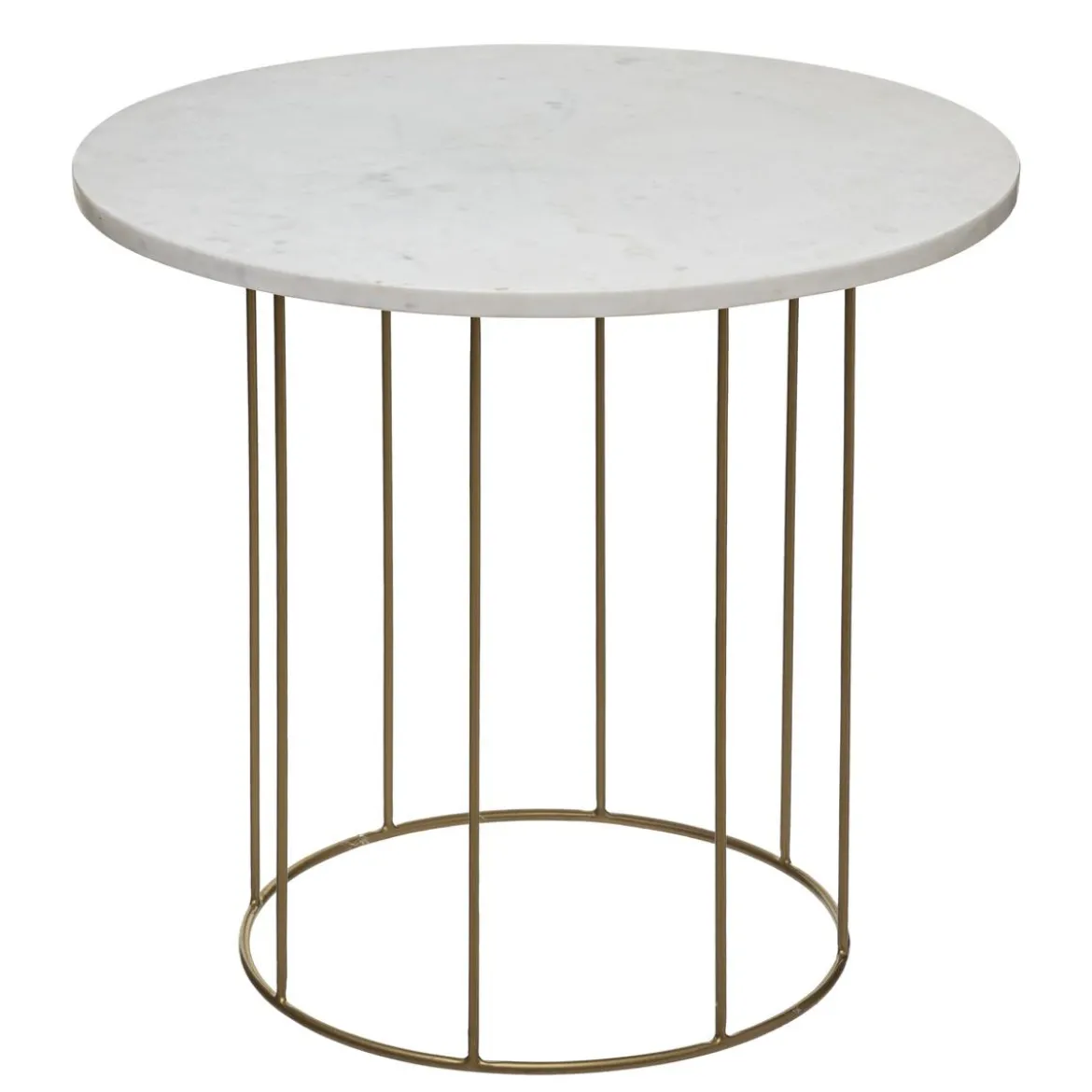 TABLE CAFE MARBRE D.60X55CM