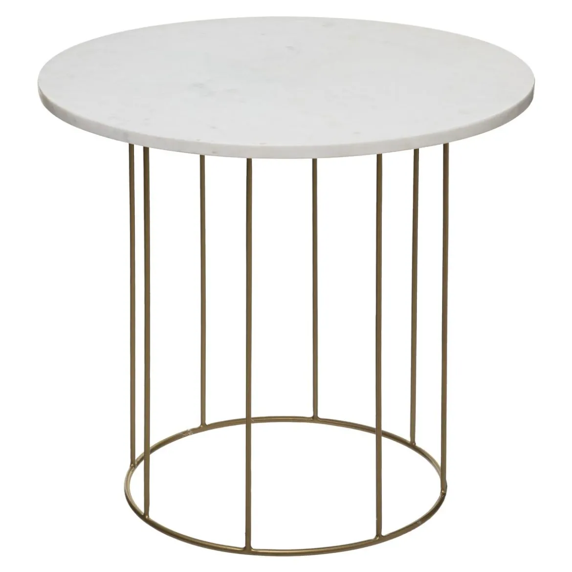 TABLE CAFE MARBRE D.60X55CM